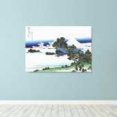 Shichirihama in de provincie Sagami Canvas Afdruk (Insitu (Houten vloer))