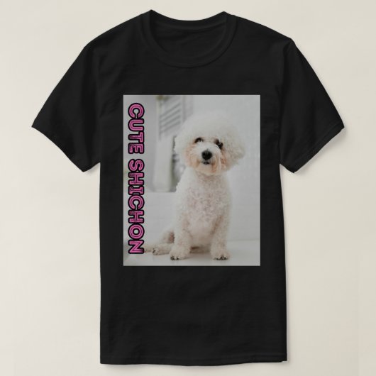 Shichon Mam, Hondenliefhebbers, Cute Dog T-shirt (Design voorkant)