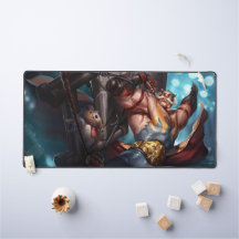 Shield Bearer Gaming Desk Mat | tankkampioenen