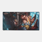 Shield Bearer Gaming Desk Mat | tankkampioenen (Voorkant)