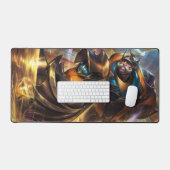 Shield Bearer Gaming Desk Mat | tankkampioenen (Keyboard & Muis)