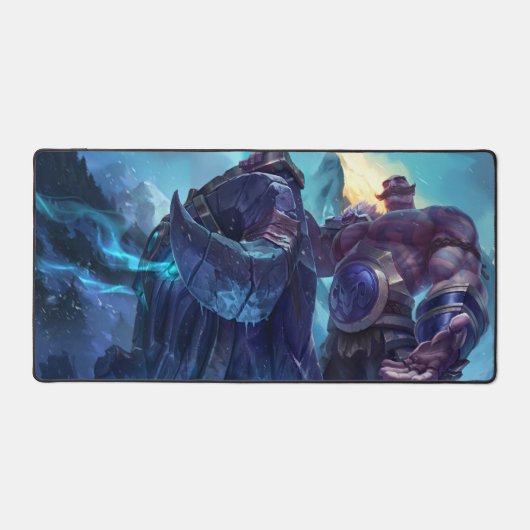 Shield Bearer Gaming Desk Mat | tankkampioenen (Voorkant)