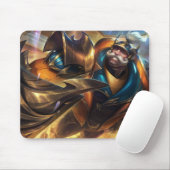Shield Bearer Gaming Mousepad | Pad met krijgerthe Muismat (Met muis)