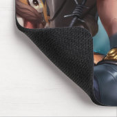 Shield Bearer Gaming Mousepad | Pad met krijgerthe Muismat (Hoek)