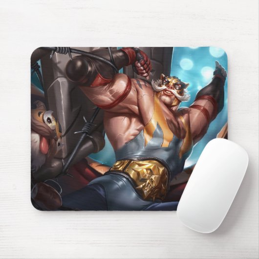 Shield Bearer Gaming Mousepad | Pad met krijgerthe Muismat (Met muis)