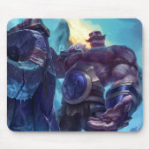 Shield Bearer Gaming Mousepad | Pad met krijgerthe Muismat (Voorkant)