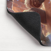 Shield Bearer Gaming Mousepad | Pad met krijgerthe Muismat (Hoek)