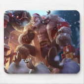 Shield Bearer Gaming Mousepad | Pad met krijgerthe Muismat (Voorkant)