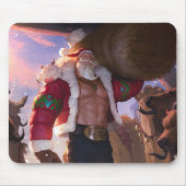 Shield Bearer Gaming Mousepad | Pad met krijgerthe Muismat (Voorkant)