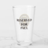 Shield | GERESERVEERD | Gepersonaliseerde 16 oz Li Glas (Achterkant)