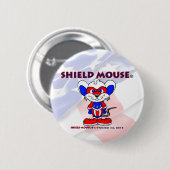 SHIELD MOUSE Classic U.S.A. Button 2016 (Voorkant /achterkant)