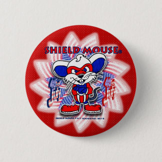 SHIELD MOUSE Happy Juli. Button 2015 (rood)