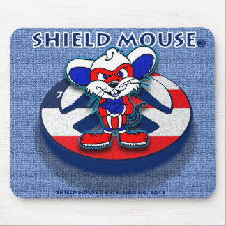 SHIELD MOUSE Patriotic Peace (Blue Jean)-Muismat Muismat