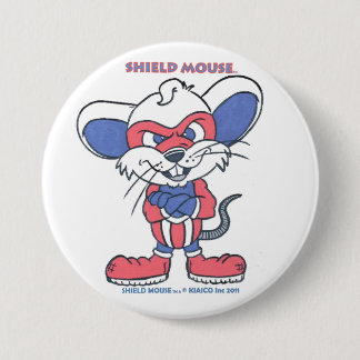 SHIELD MOUSE RONDE BUTTON 7,6 CM
