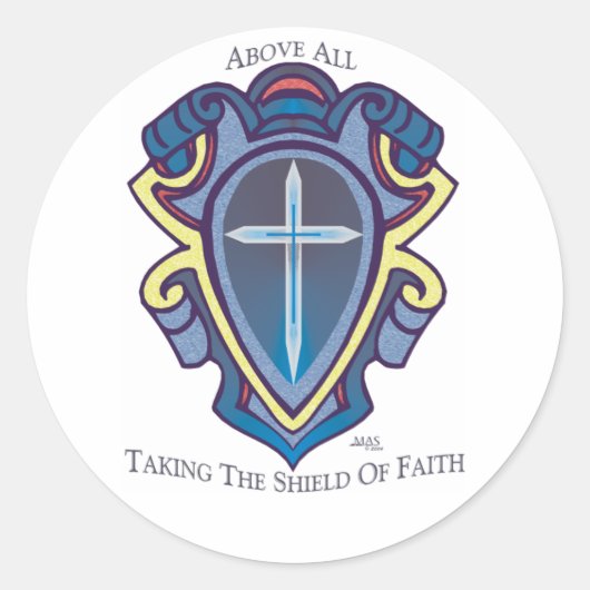 Shield of Faith Stickers (Voorkant)