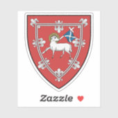 Shield of the city of Perth, Scotland Sticker (Vel)