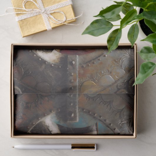 Shield Uitzicht Viking Ships Decoupage Tissuepapier (Geschenk)