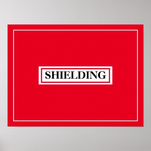 SHIELDING POSTER (Voorkant)