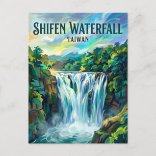 Shifen-waterval Taiwan Briefkaart