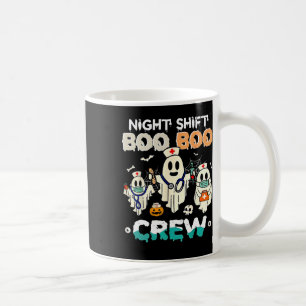 Shift Boo Boo Crew Nurse Ghost Halloween Nurses Ru Koffiemok