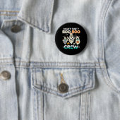 Shift Boo Boo Crew Nurse Ghost Halloween Nurses Ru Ronde Button 5,7 Cm (In situ)