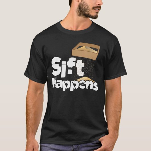 Shift Happens - Artefacten van archeologen T-shirt (Voorkant)