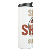 Shift Show Survivor --- Funny Nurse Burnout Badge Thermosbeker (Gedraaid links)