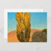 Shifting Light on a Poplar, 1930 van Maynard Dixon Briefkaart (Voorkant / Achterkant)