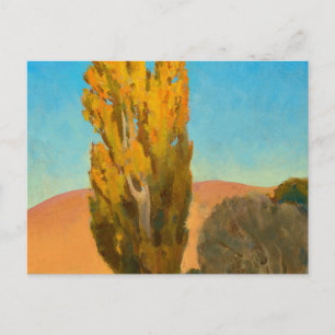 Shifting Light on a Poplar, 1930 van Maynard Dixon Briefkaart