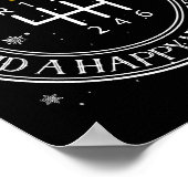 Shiftmas-automan Grappige monteur Kerstmis Auto Ma Poster (Hoek)