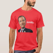 Shifty Adam Schiff grappige politieke karikatuur T-shirt (Voorkant)
