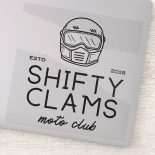 Shifty Clams Vinyl Sticker