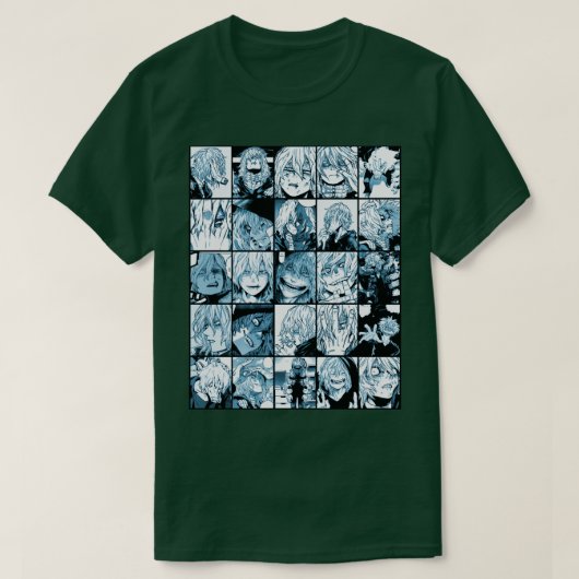 Shigaraki Collage kleurversie T-shirt (Design voorkant)