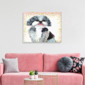 Shih-Poo Canvas Afdruk (Insitu (Woonkamer))