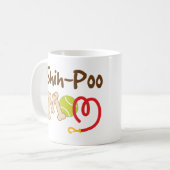 Shih-Poo Hondenras Mam Gift Koffiemok (Voorkant links)