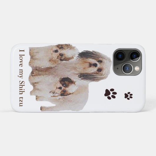 Shih-tsu Case-Mate iPhone Case (Achterkant (horizontaal))
