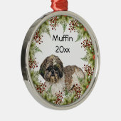 Shih Tsu Circle Ornament (Rechts)