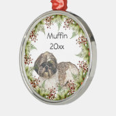 Shih Tsu Circle Ornament (Links)