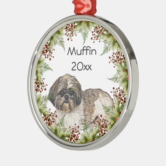 Shih Tsu Circle Ornament (Links)