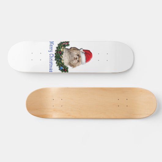 Shih-Tsu Dog-kerstartikelen Skateboard (Horizontaal)