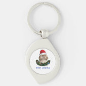 Shih-Tsu Dog Kerstmis Sleutelhanger (Voorkant)
