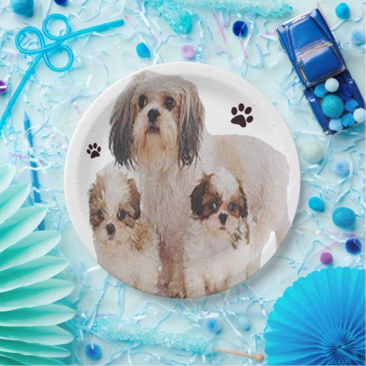 Shih-tsu Papieren Bordje (Feest)