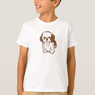 shih tsz dog t-shirt