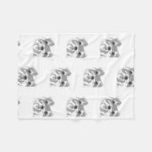 Shih Tzu Afbeelding fleece deken (Voorkant (Horizontaal))