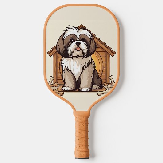 Shih Tzu Art  Pickleball Paddle