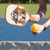 Shih Tzu Art  Pickleball Paddle