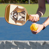 Shih Tzu Art Pickleball Paddle