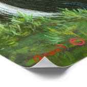 Shih Tzu Art Print op Canvas (Hoek)