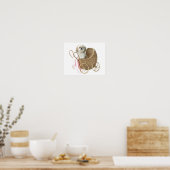 Shih Tzu baby Poster (Keuken)