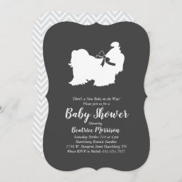 Shih Tzu Baby shower Gender Neutral Kaart
